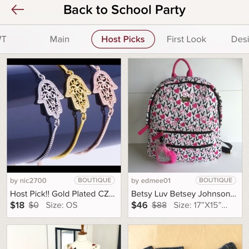 Host Pick Twice! Gold Plated CZ Hamsa Bracelet - Picture 5 of 5